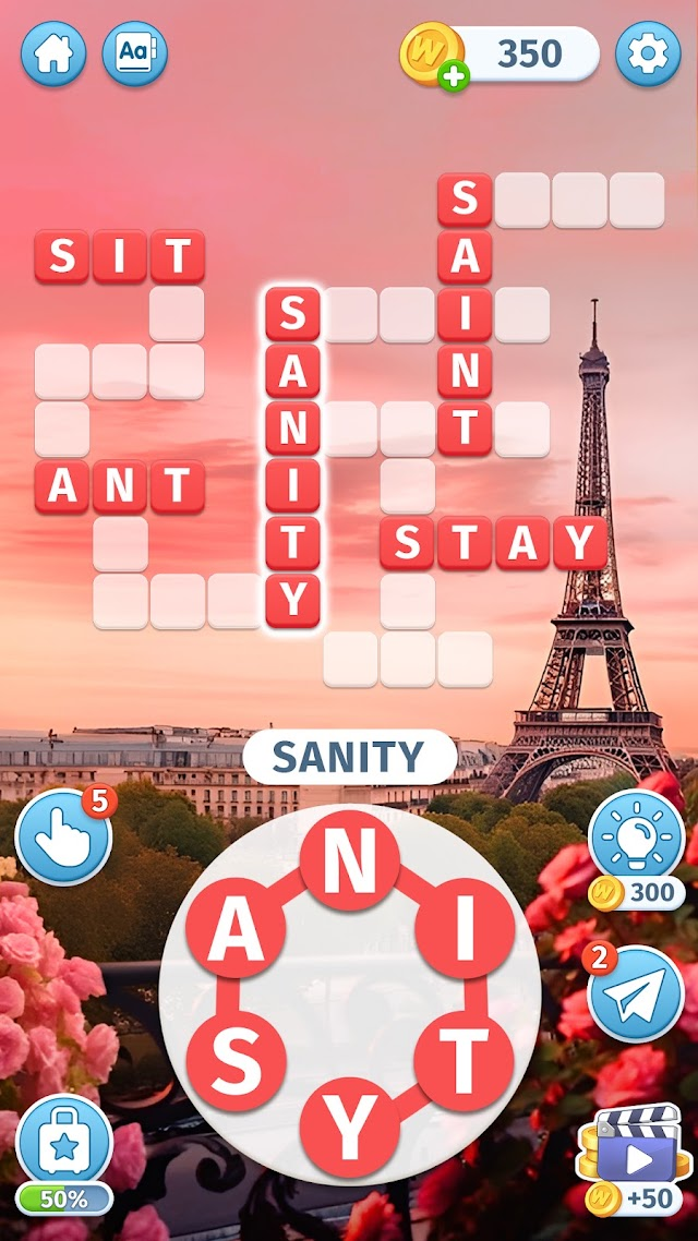 Sky Words: Relax Puzzle Games Resimleri