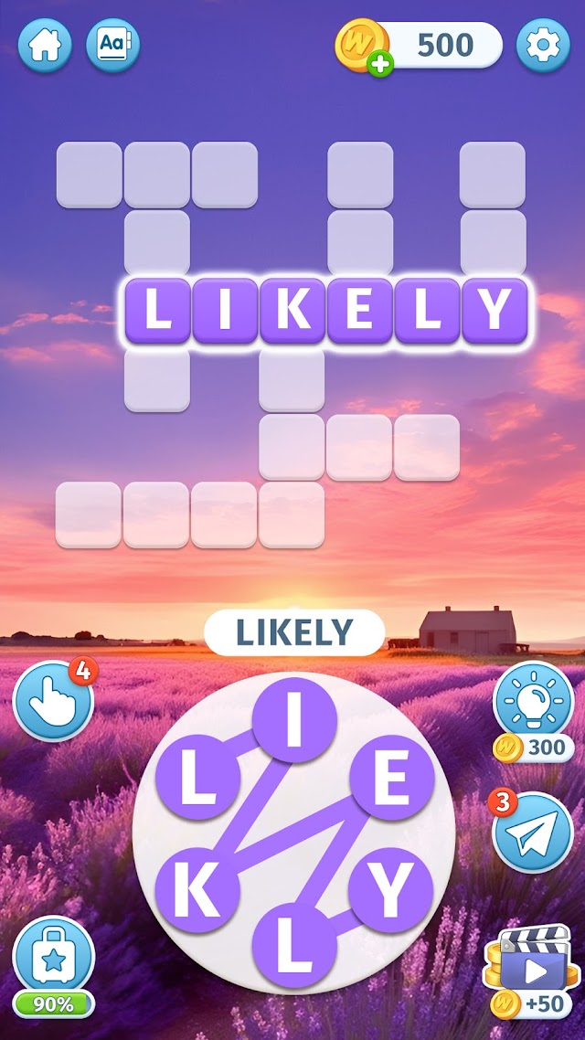 Sky Words: Relax Puzzle Games Resimleri