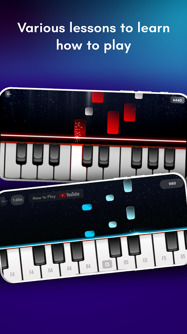 Real Piano: elektrikli klavye Resimleri