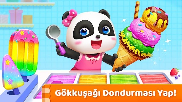Küçük Panda'nın Dondurma Oyunu Resimleri