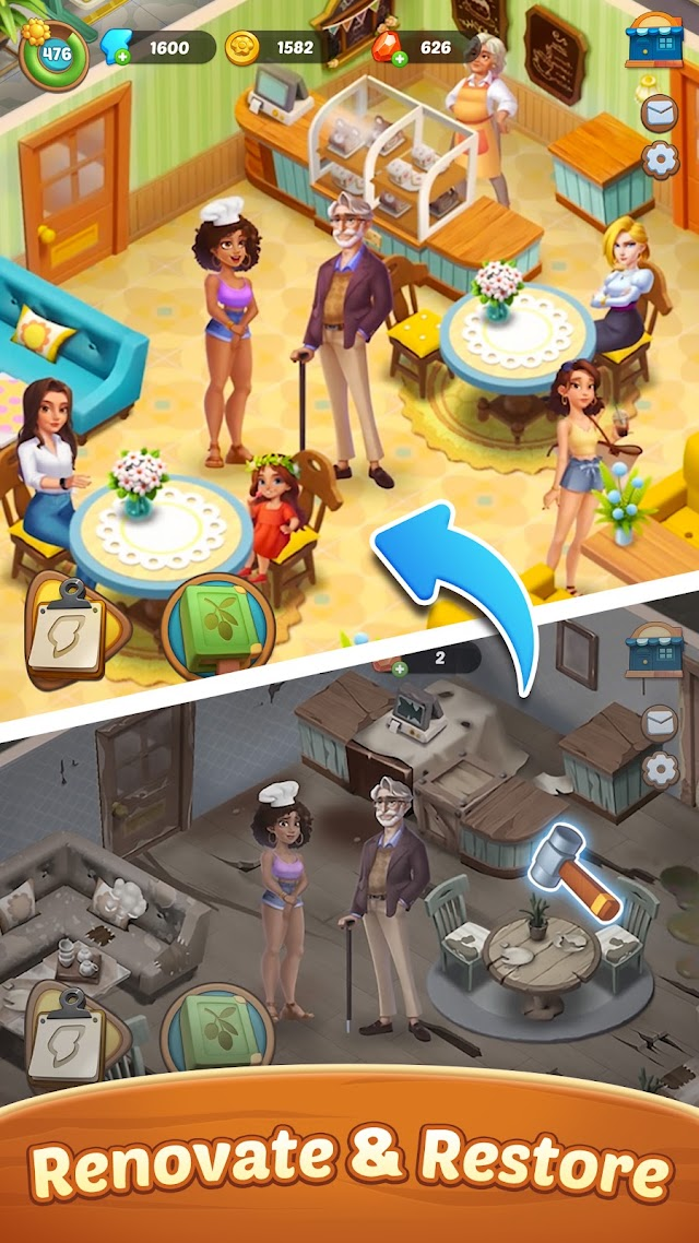 Seaside Escape®: Merge & Story Resimleri