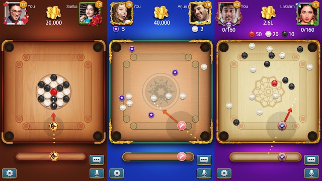 Carrom Meta-Board Disc Game Resimleri