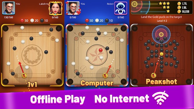 Carrom Meta-Board Disc Game Resimleri