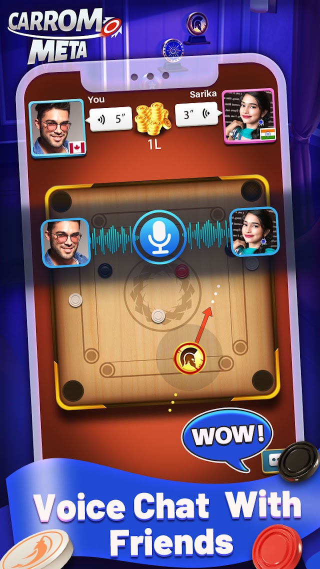 Carrom Meta-Board Disc Game Resimleri