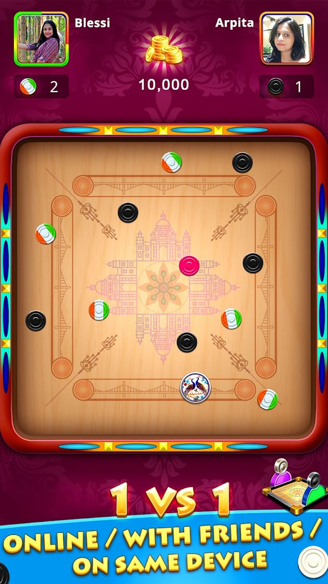 Carrom Dünyası :3D Masa Oyunu Resimleri