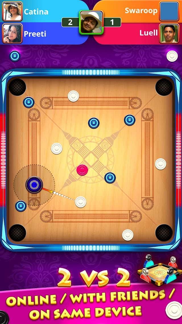 Carrom Dünyası :3D Masa Oyunu Resimleri