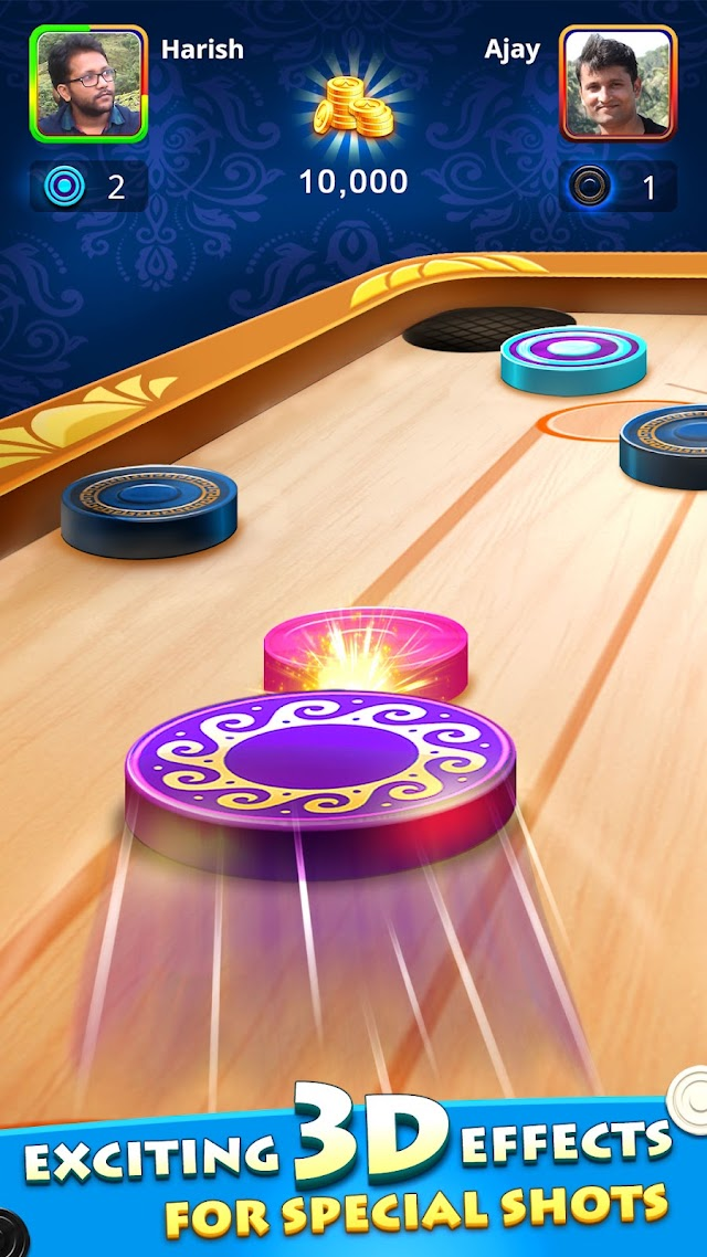 Carrom Dünyası :3D Masa Oyunu Resimleri