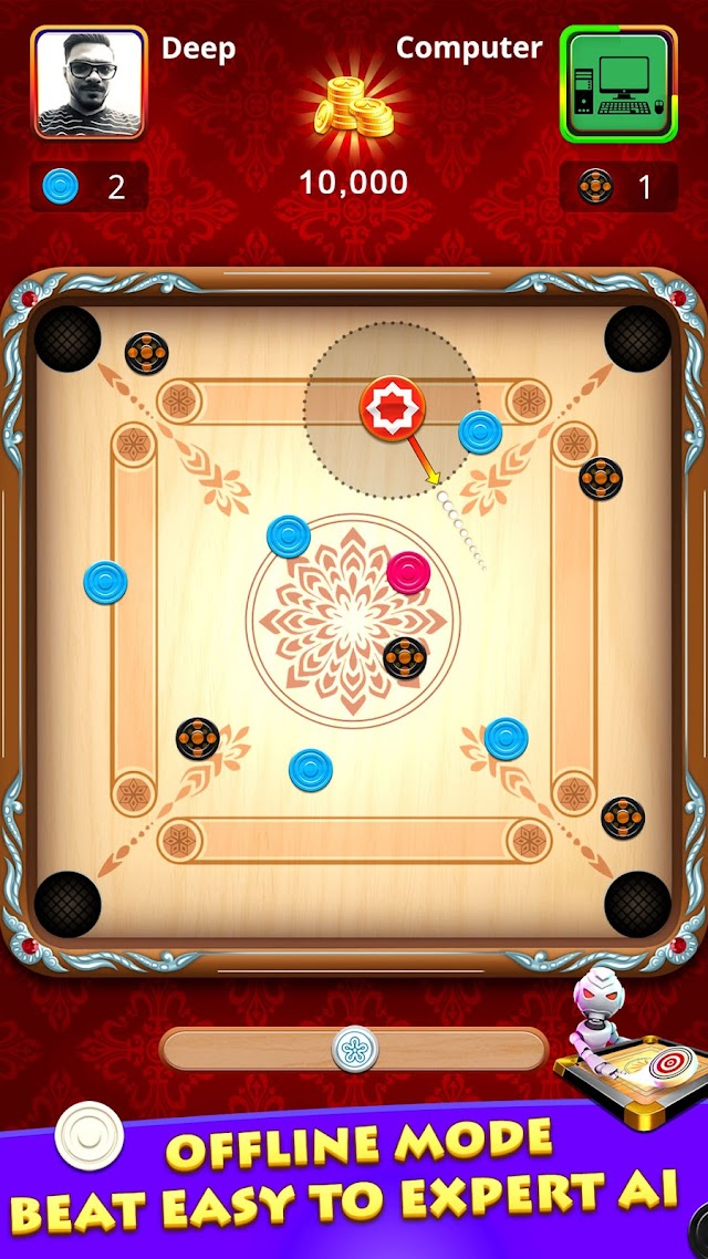 Carrom Dünyası :3D Masa Oyunu Resimleri