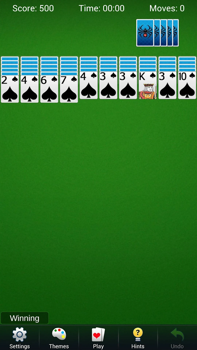 Spider Solitaire - Card Games Resimleri