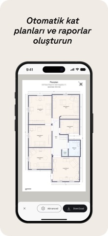 Polycam 3D Tarama ve Kat Planı Resimleri