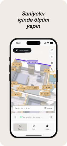 Polycam 3D Tarama ve Kat Planı Resimleri