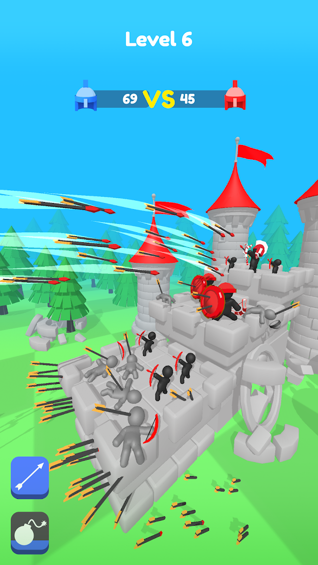 Merge Archers: Kaleni Savun Resimleri