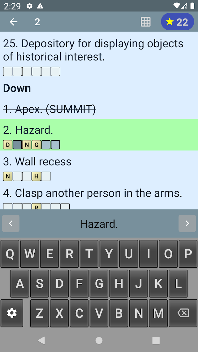 English Crossword Puzzle Resimleri