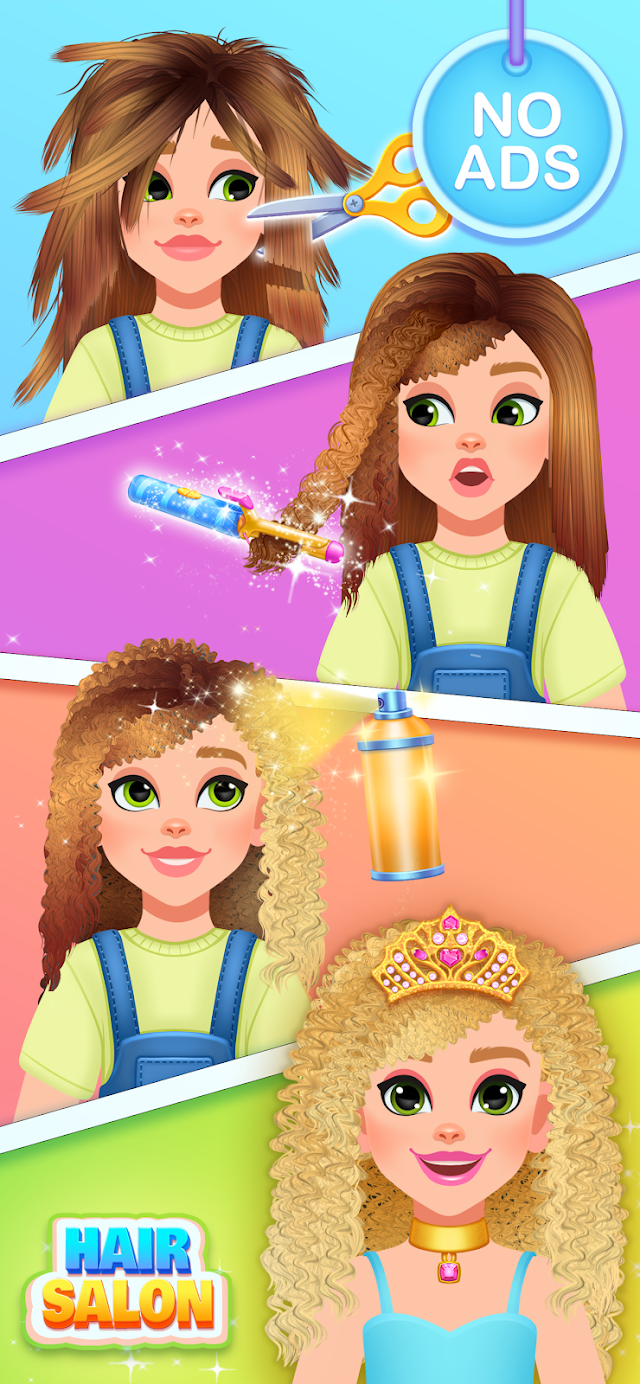 Hair Salon Games For Kids Resimleri