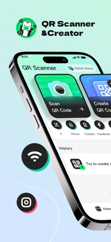 QR Scanner-Create,Scan,Reader Resimleri