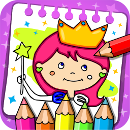 Android Prensesler - Boyama Kitab� ikonu