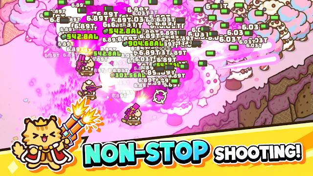 Idle Cat Gunner: Shooter RPG Resimleri