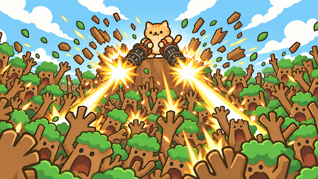 Idle Cat Gunner: Shooter RPG Resimleri