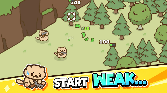 Idle Cat Gunner: Shooter RPG Resimleri