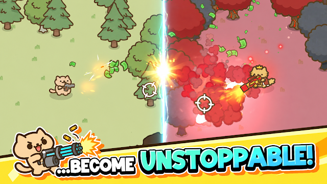 Idle Cat Gunner: Shooter RPG Resimleri