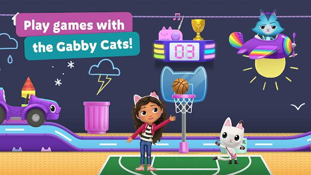 Gabbys Dollhouse: Cat Games Resimleri