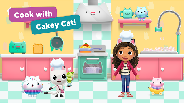 Gabbys Dollhouse: Cat Games Resimleri