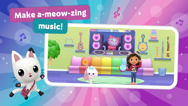 Gabbys Dollhouse: Cat Games Resimleri