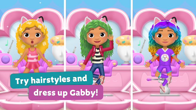Gabbys Dollhouse: Cat Games Resimleri