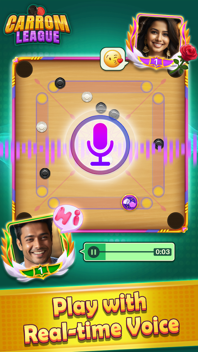 Carrom League: Friends Online Resimleri