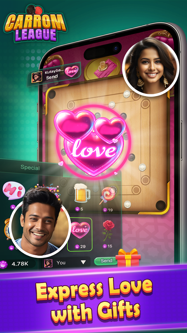 Carrom League: Friends Online Resimleri