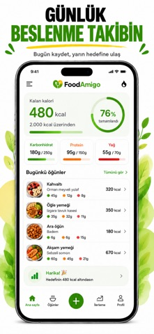 AI Kalori Sayacı:FoodAmigo Resimleri