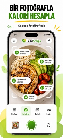AI Kalori Sayacı:FoodAmigo Resimleri