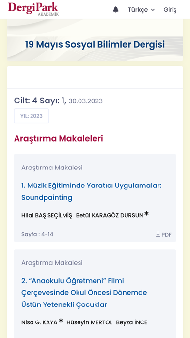 DergiPark Akademik Resimleri