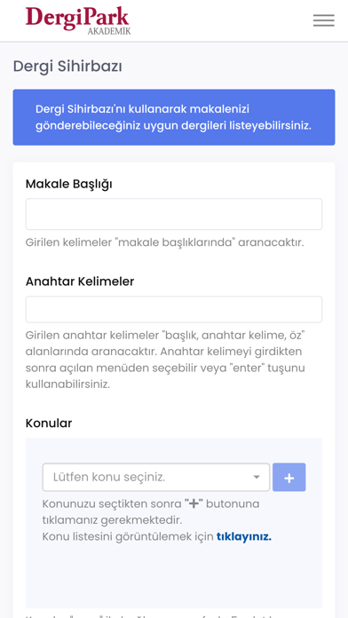 DergiPark Akademik Resimleri