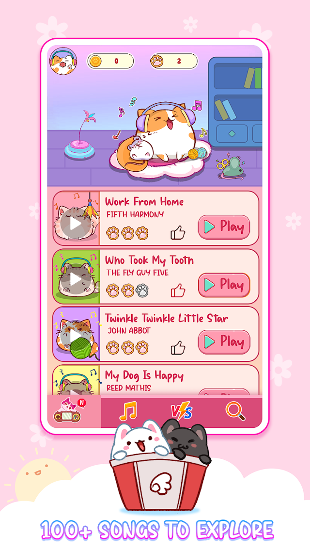 Cat Tiles: Cute Piano Game Resimleri