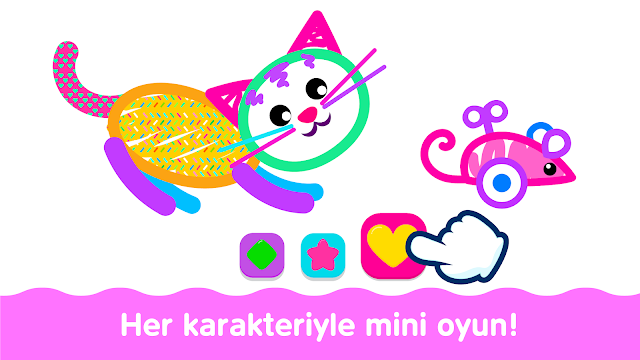 Çocuk çizim ve boyama oyunları Resimleri