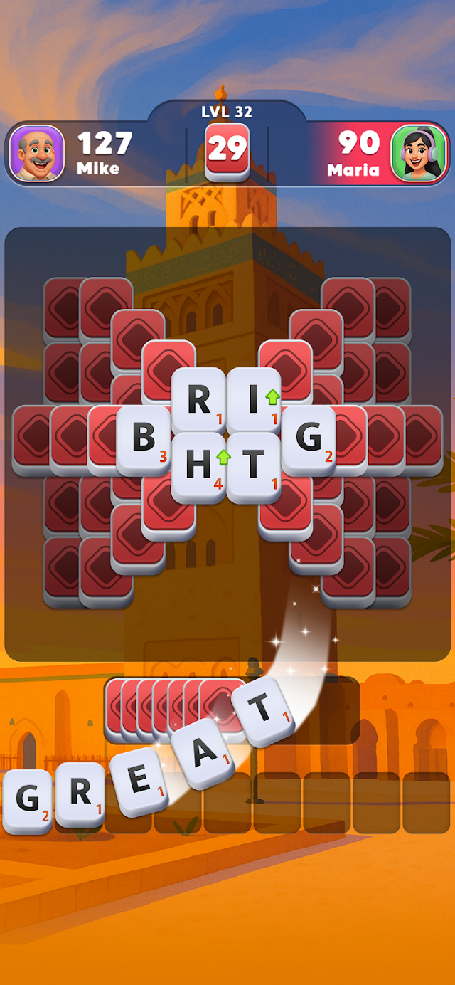 Word Tiles GO Resimleri