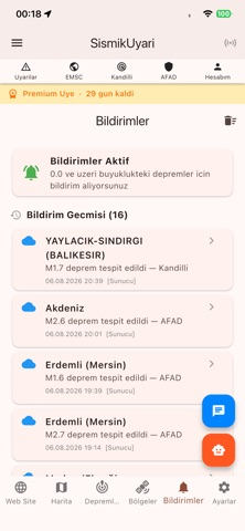 Sismik Uyarı Resimleri