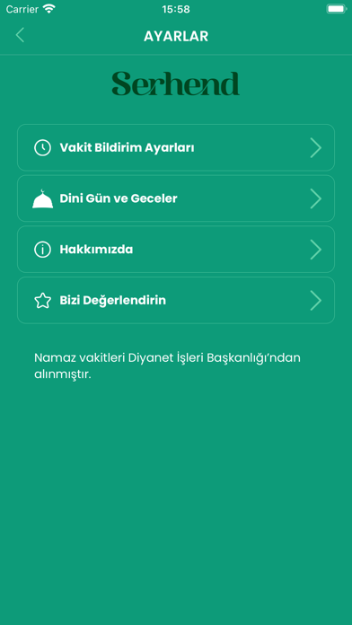 Serhend Takvimi Resimleri