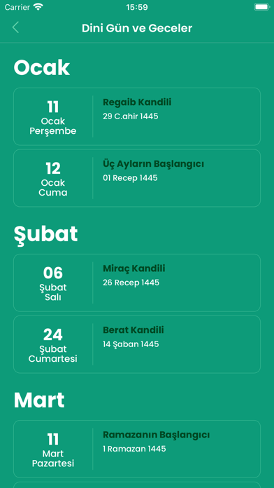Serhend Takvimi Resimleri