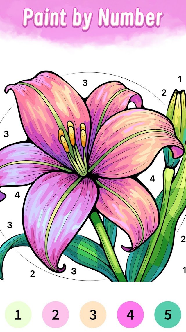 Pixie Color: Paint by Number Resimleri