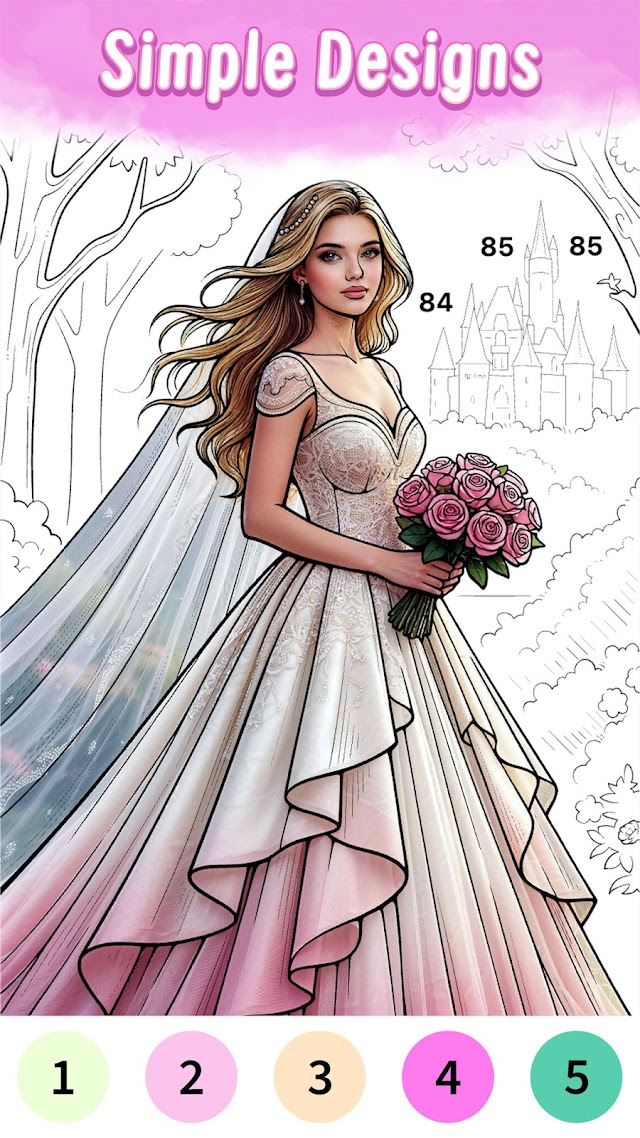 Pixie Color: Paint by Number Resimleri