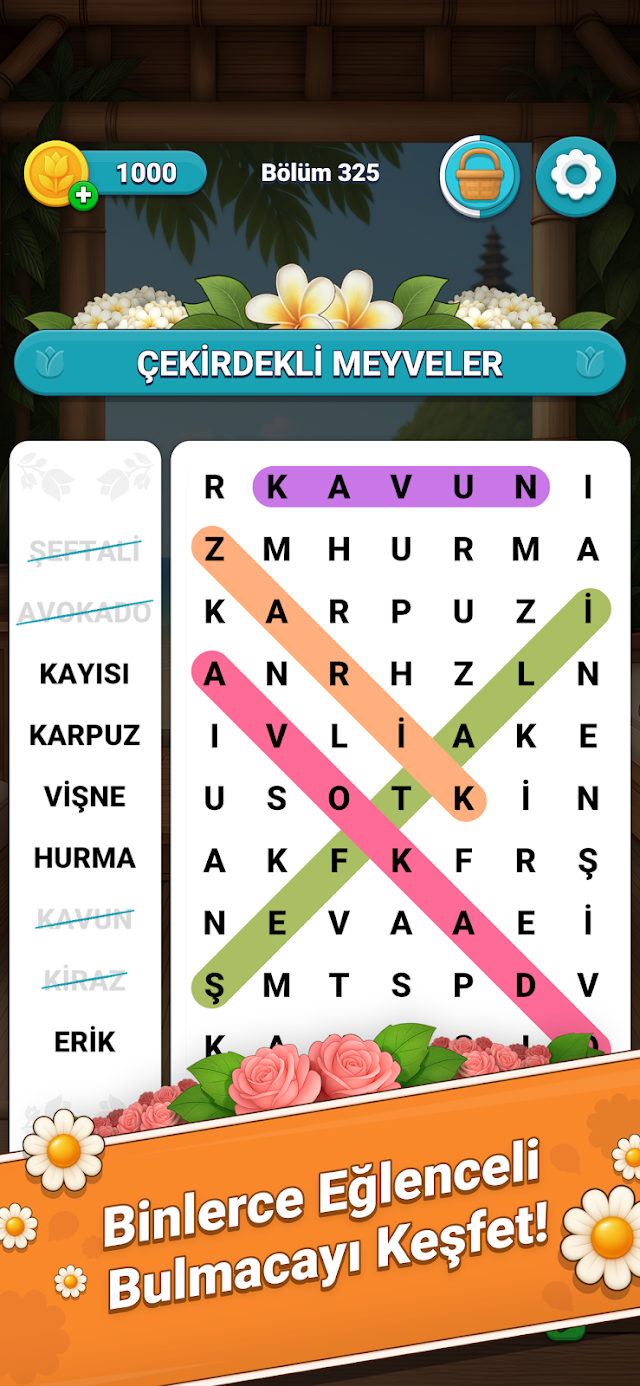 Blossom Word: Kelime Arama Resimleri