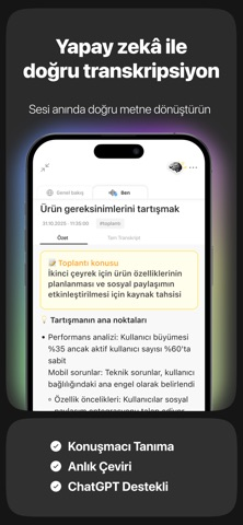 Recco: AI Toplantı Notları Resimleri