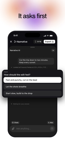 Narrative: AI Video Editor Resimleri