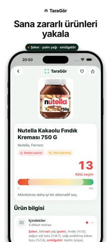 TaraGör: İşlenmiş Ürün Tarama Resimleri