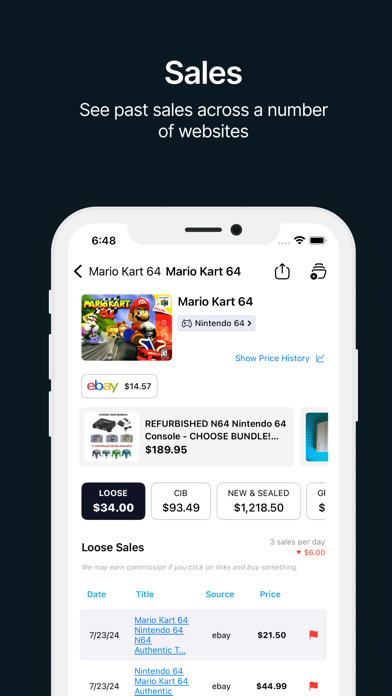 PriceCharting: TCG, Games+ Resimleri