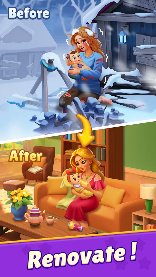 Tile Match: Rescue Story Resimleri