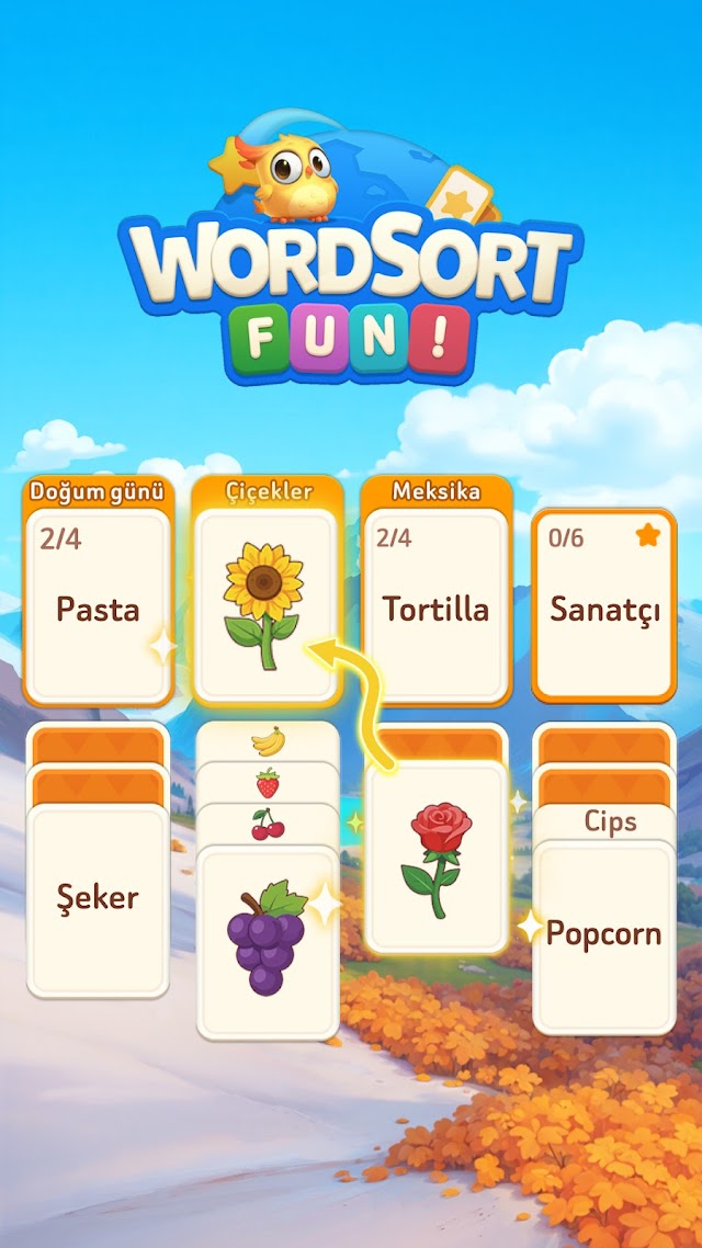 Word Sort Fun! - Kelime Sınıf Resimleri