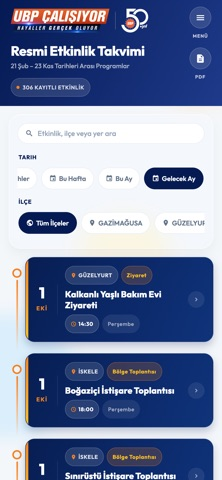 UBP Takvim Resimleri